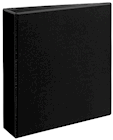 BINDER, 3 RING, AVERY, HEAVY DUTY, 2", D RING, BLACK THUMBNAIL